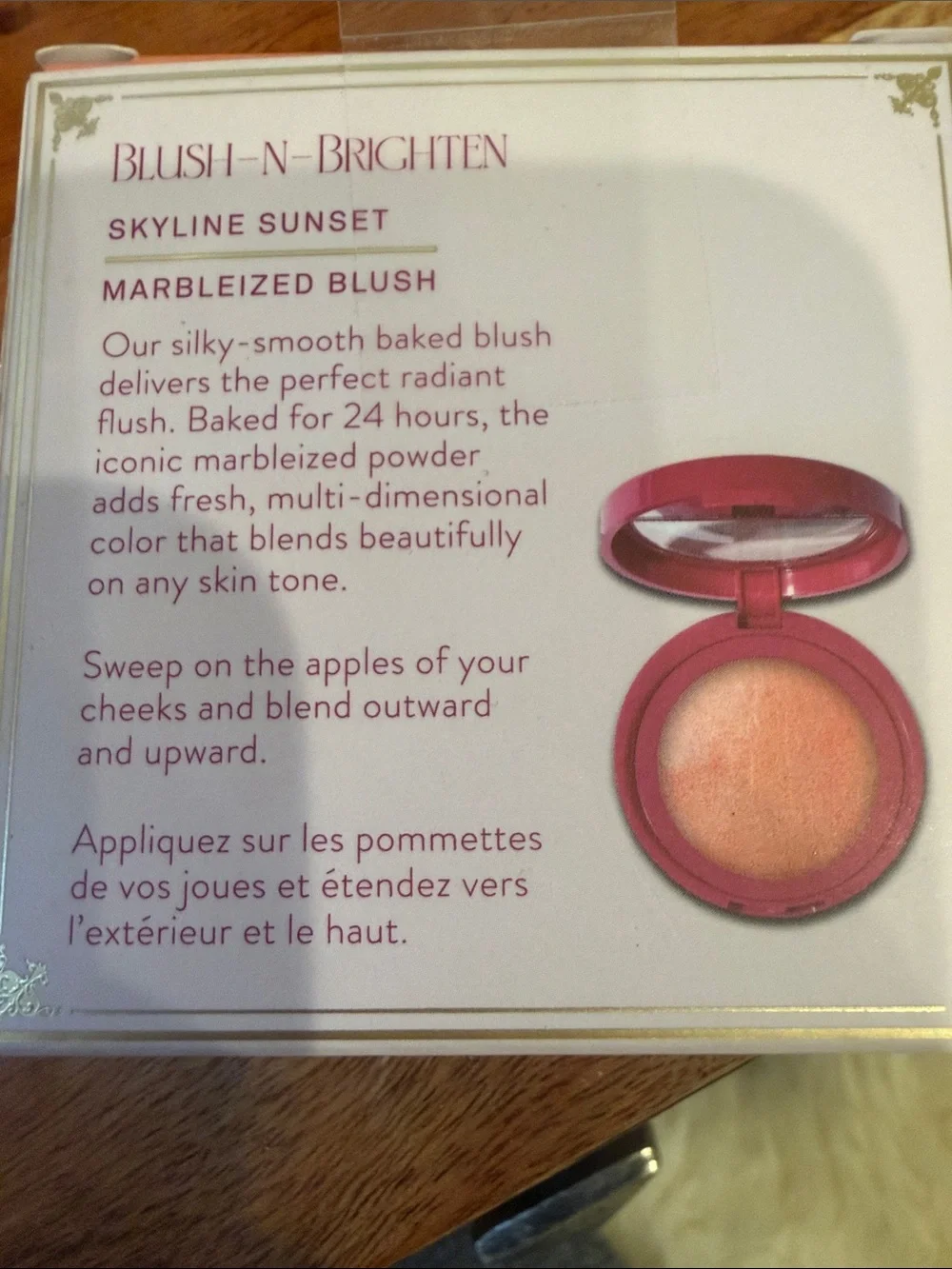 Laura Geller Marbleized Baked Blush-N-Brighten — limited edition skyline sunset
